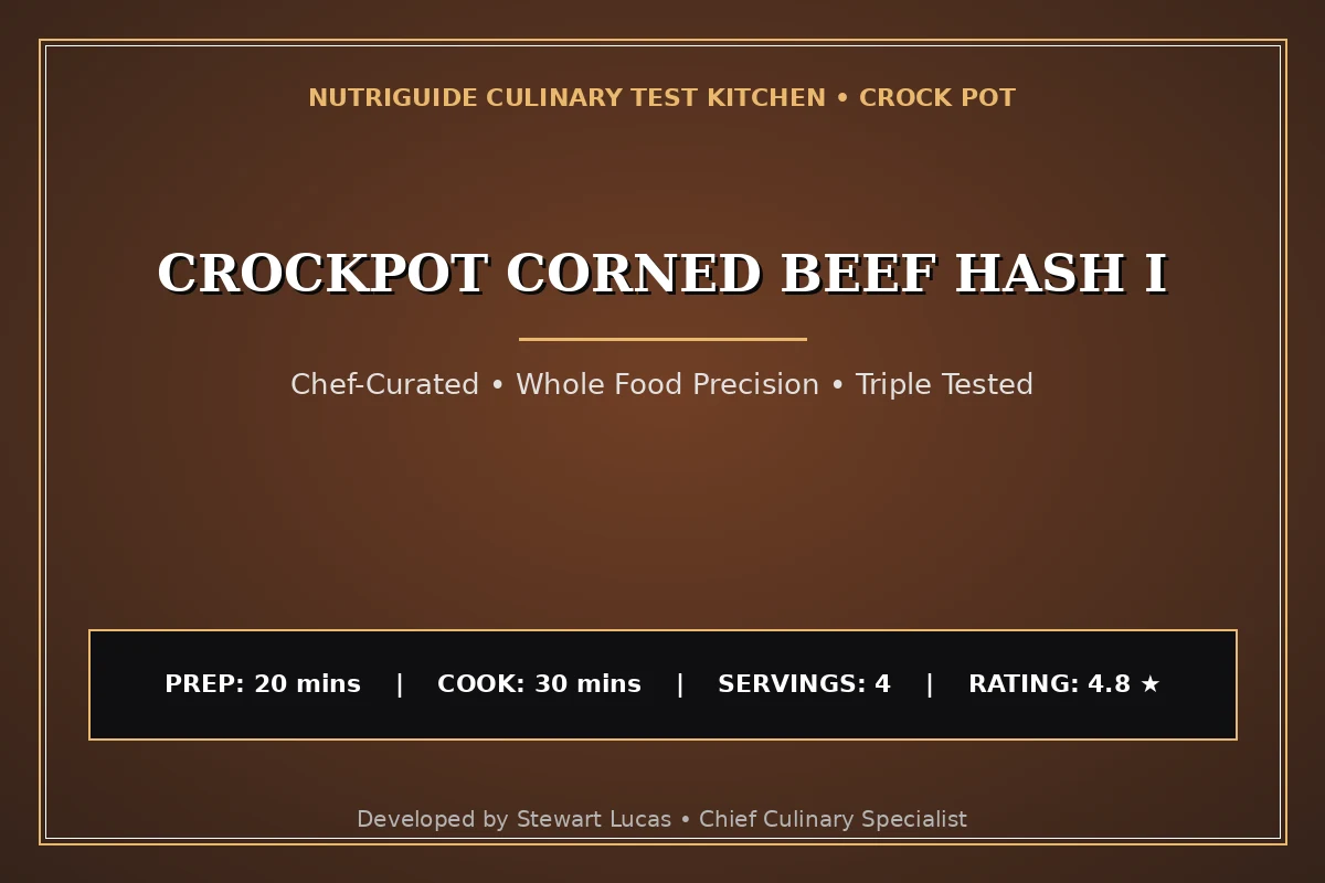 Crockpot Corned Beef Hash I