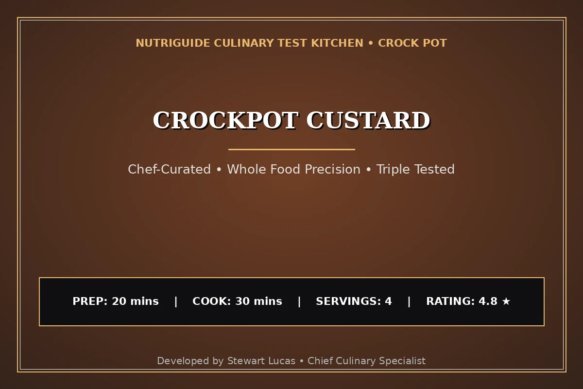 Crockpot Custard