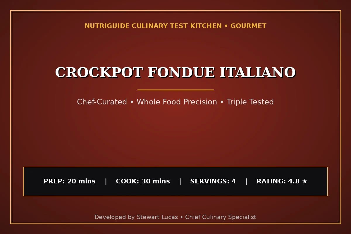 Crockpot Fondue Italiano