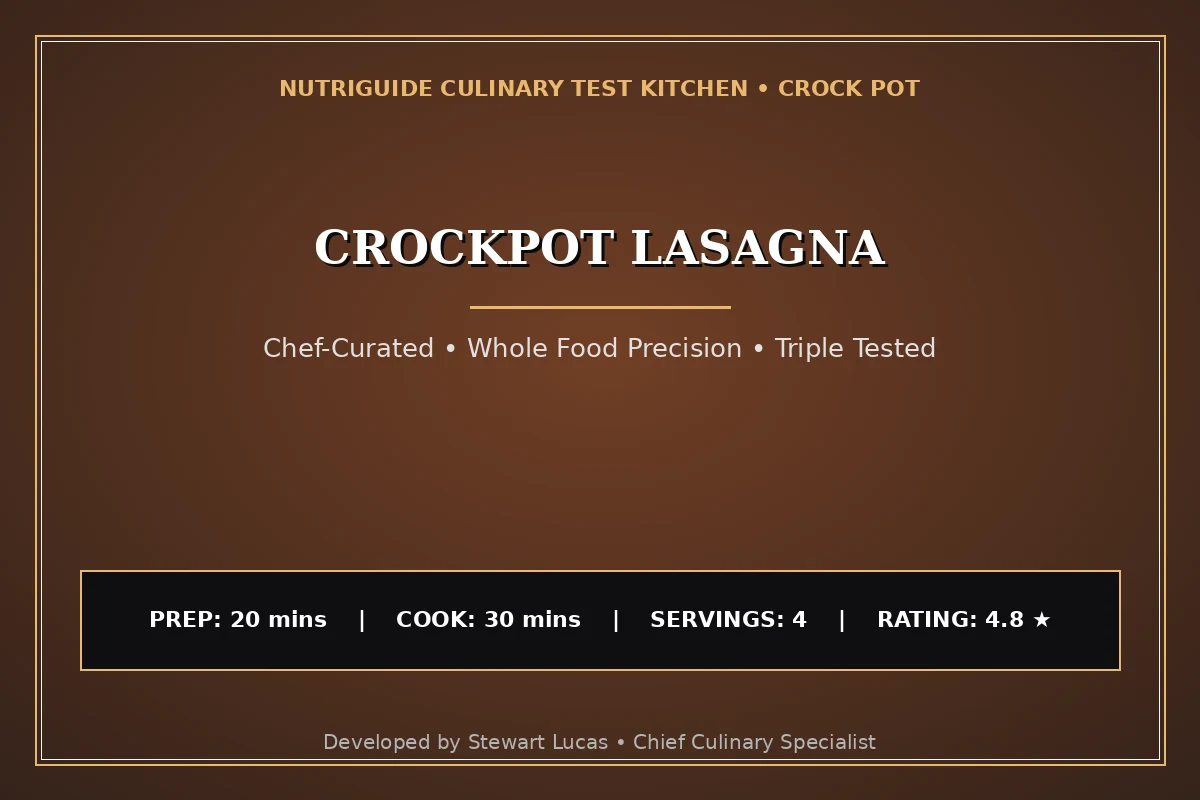 Crockpot Lasagna