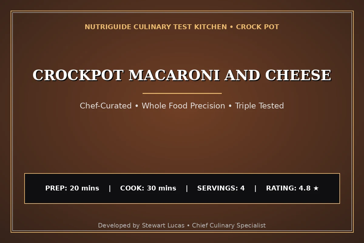 Crockpot Macaroni And Cheese