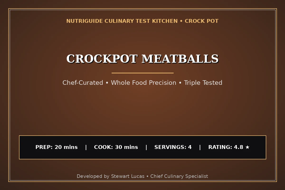 Crockpot Meatballs