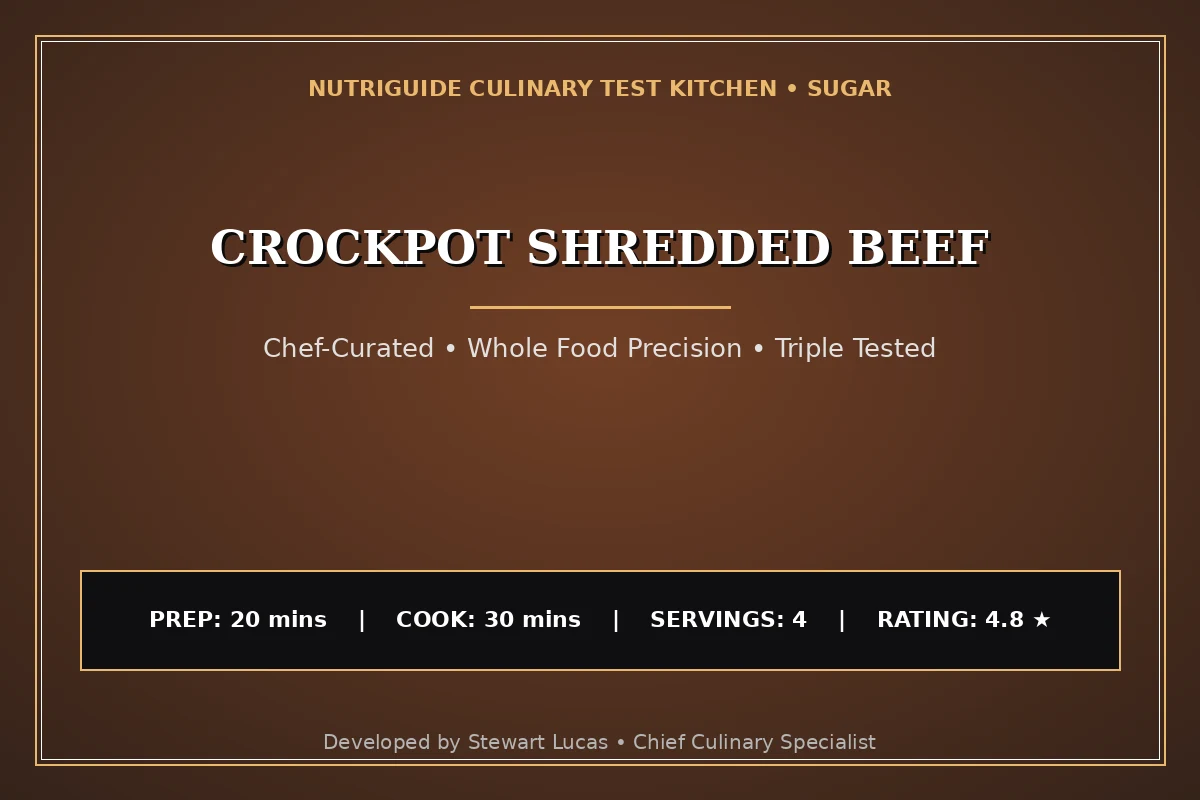 Crockpot Shredded Beef