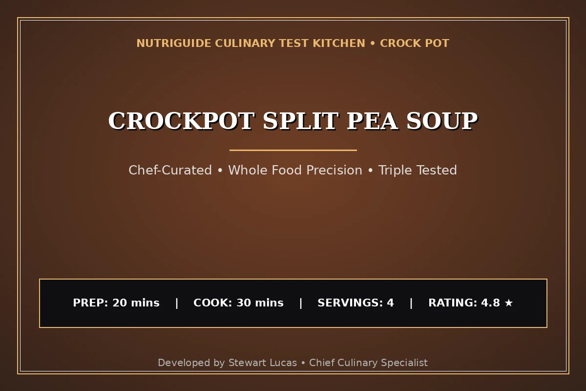 Crockpot Split Pea Soup