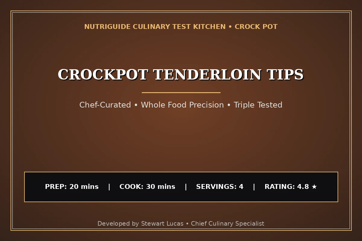 Crockpot Tenderloin Tips