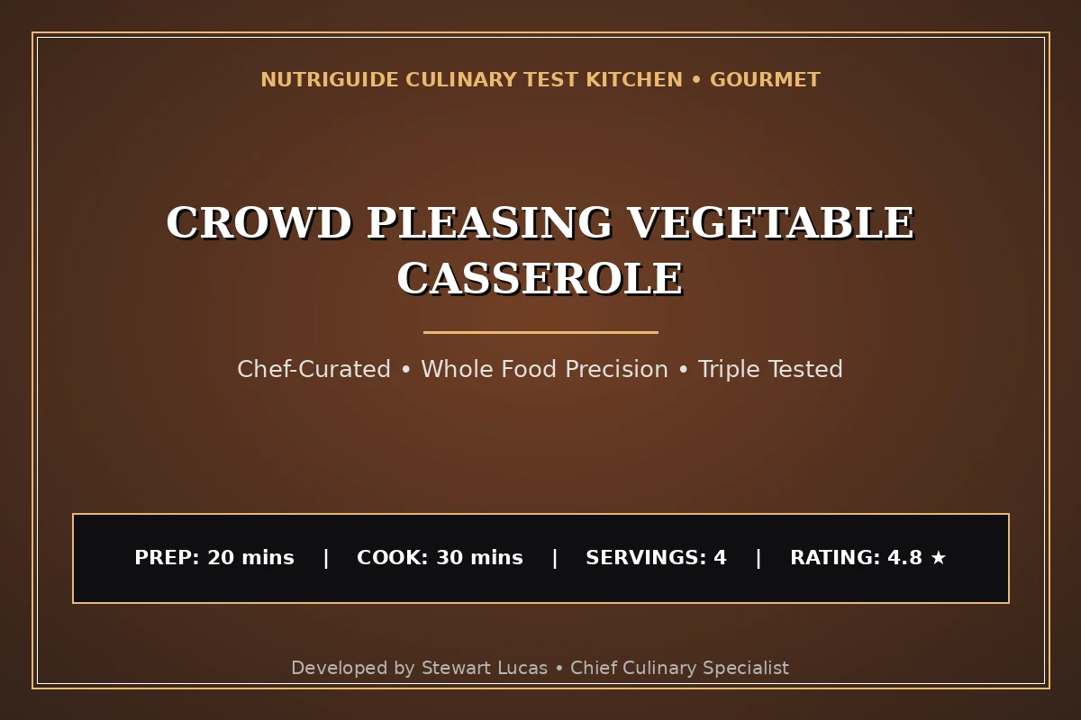 Crowd Pleasing Vegetable Casserole