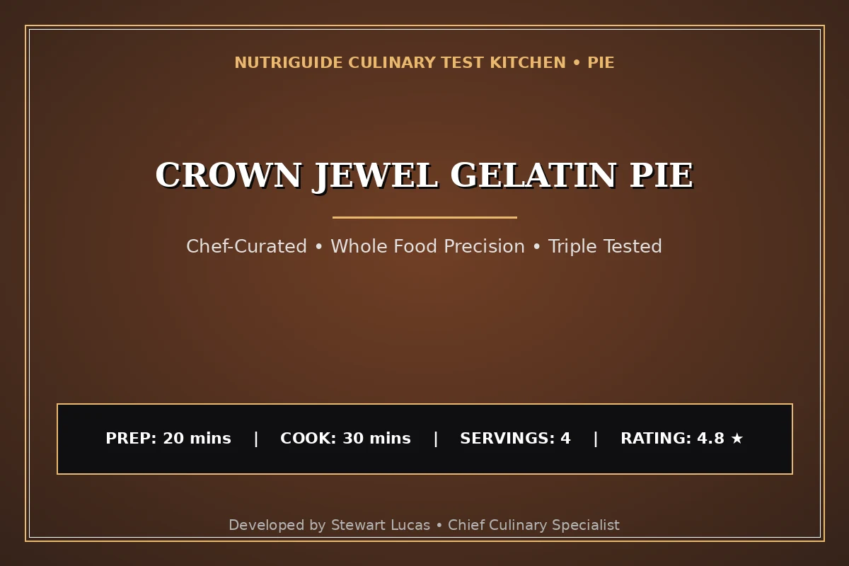 Crown Jewel Gelatin Pie