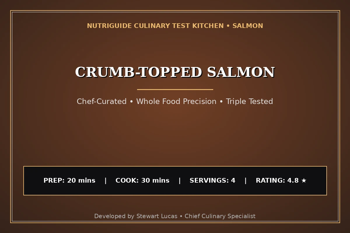 Crumb-Topped Salmon