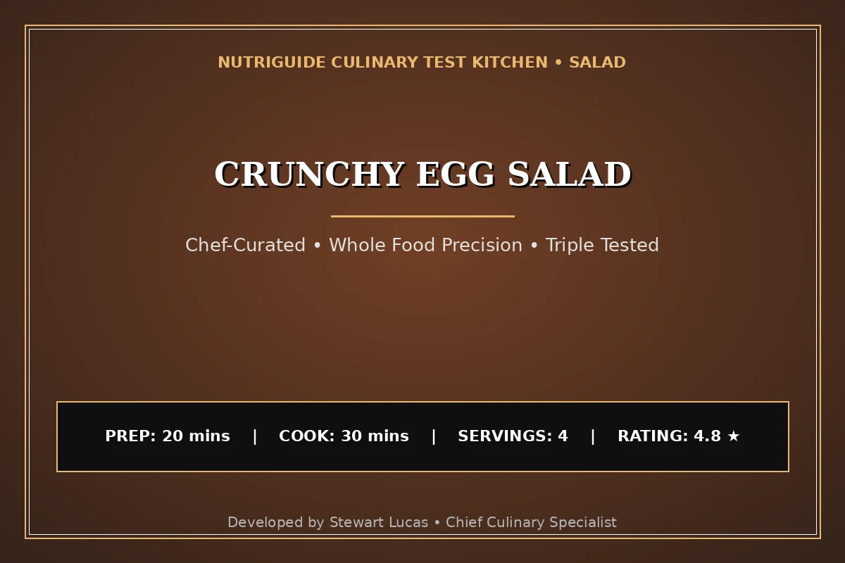 Crunchy Egg Salad