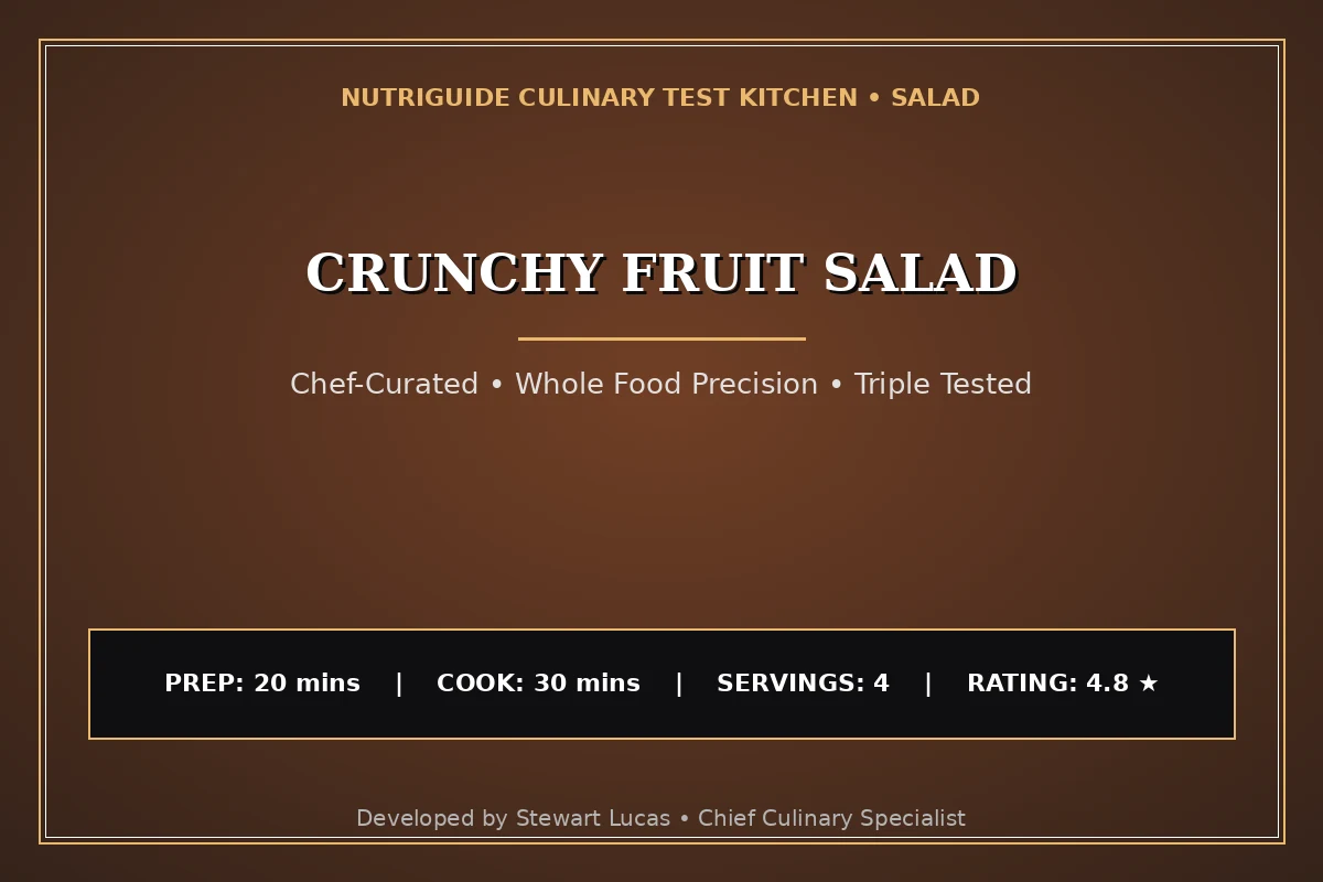 Crunchy Fruit Salad