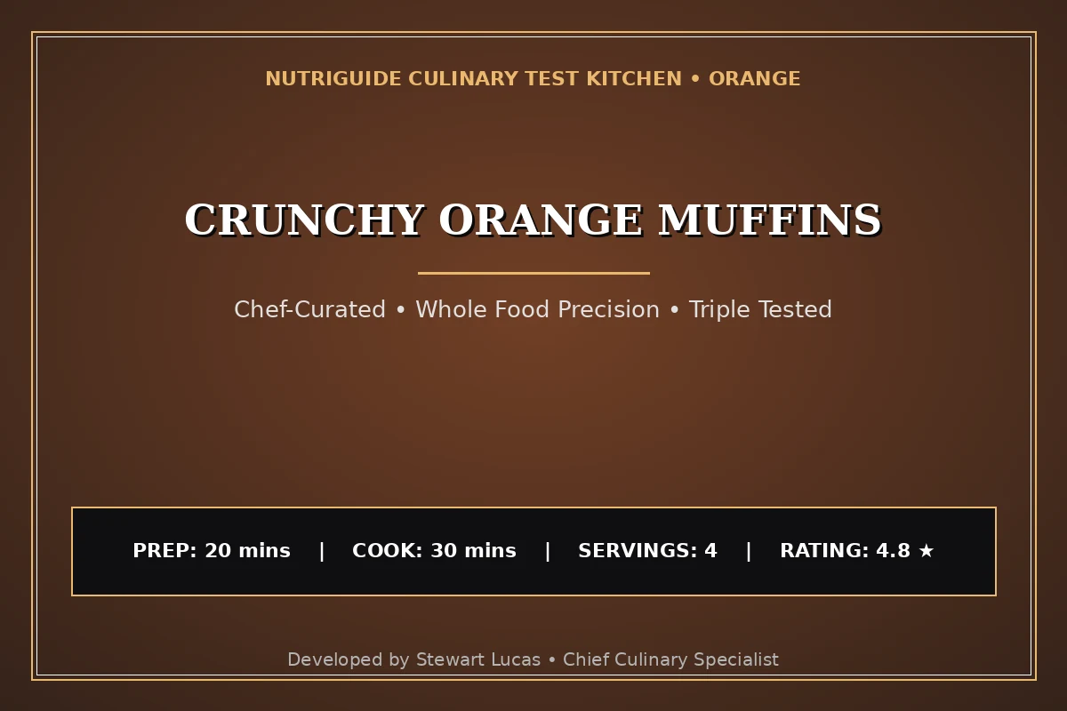 Crunchy Orange Muffins
