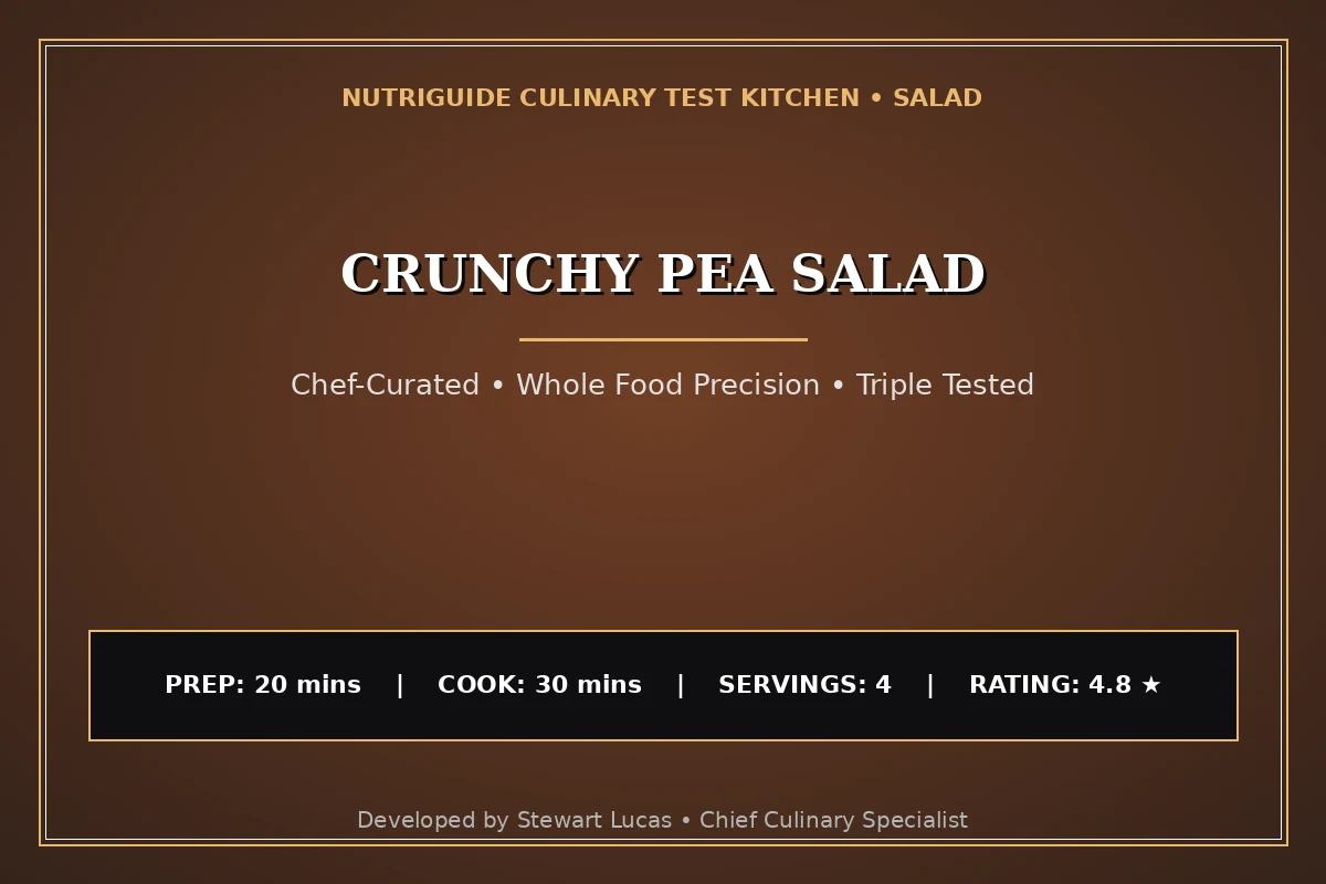 Crunchy Pea Salad