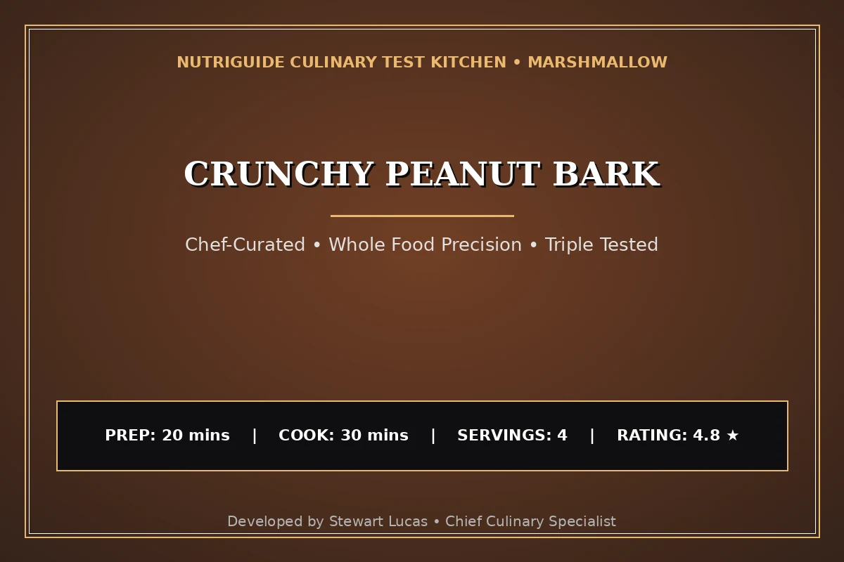 Crunchy Peanut Bark