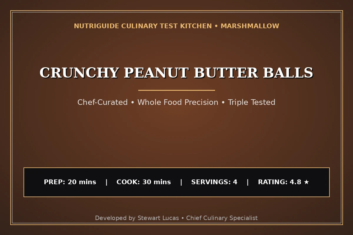 Crunchy Peanut Butter Balls