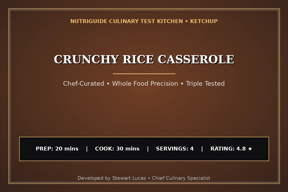 Crunchy Rice Casserole