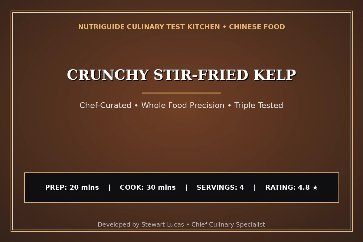 Crunchy Stir-Fried Kelp
