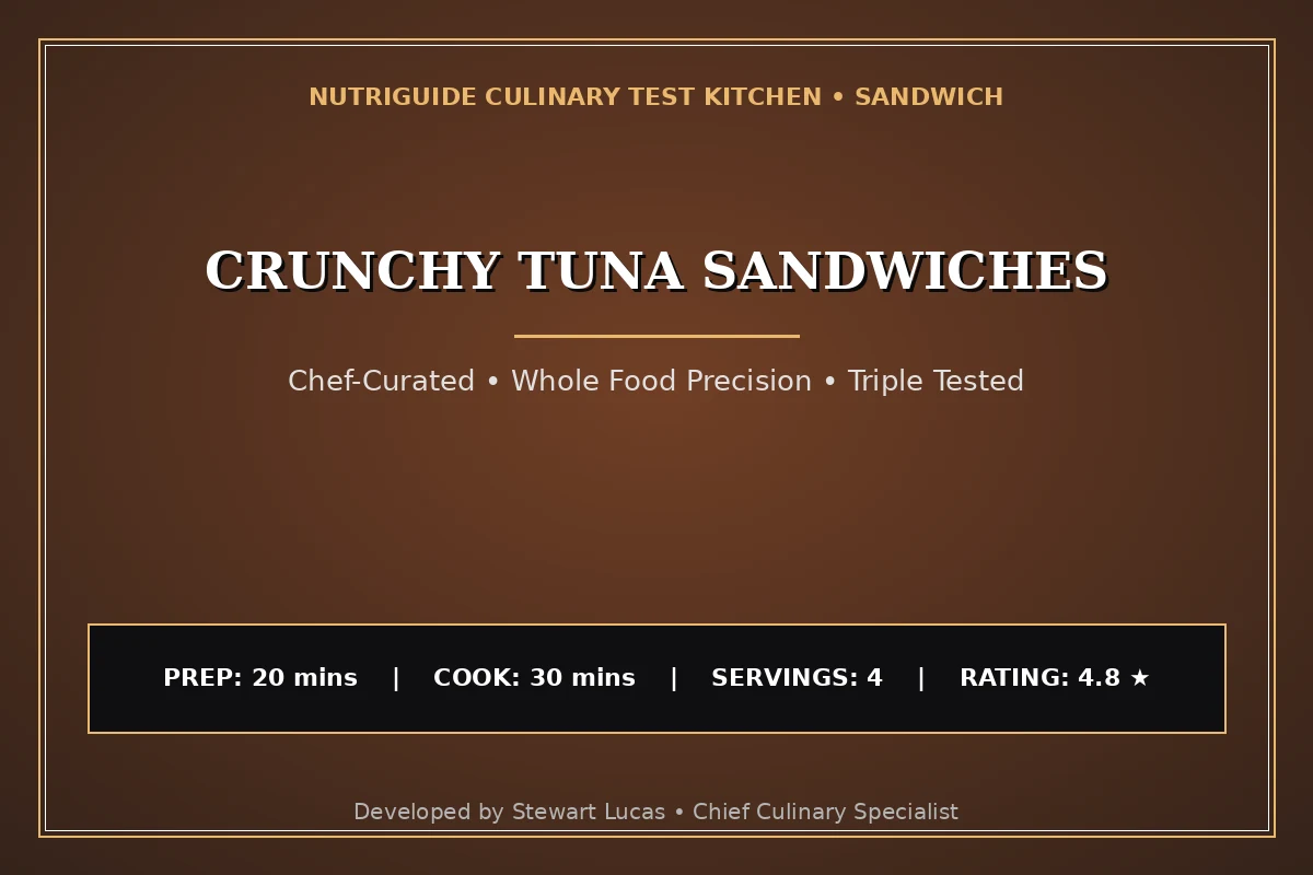 Crunchy Tuna Sandwiches