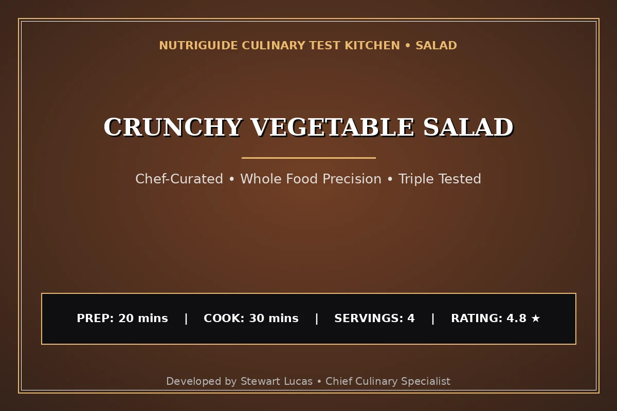 Crunchy Vegetable Salad