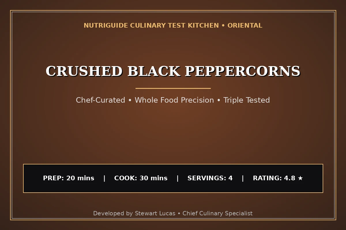 Crushed Black Peppercorns