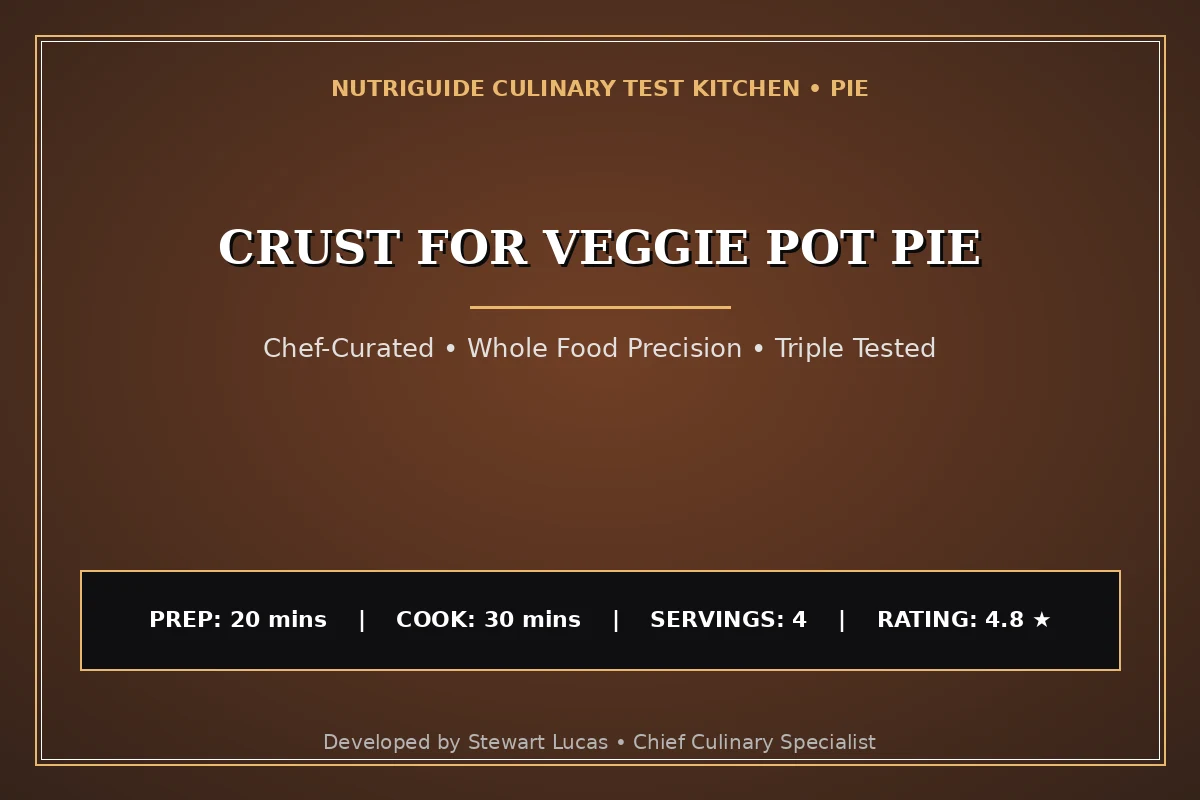 Crust For Veggie Pot Pie