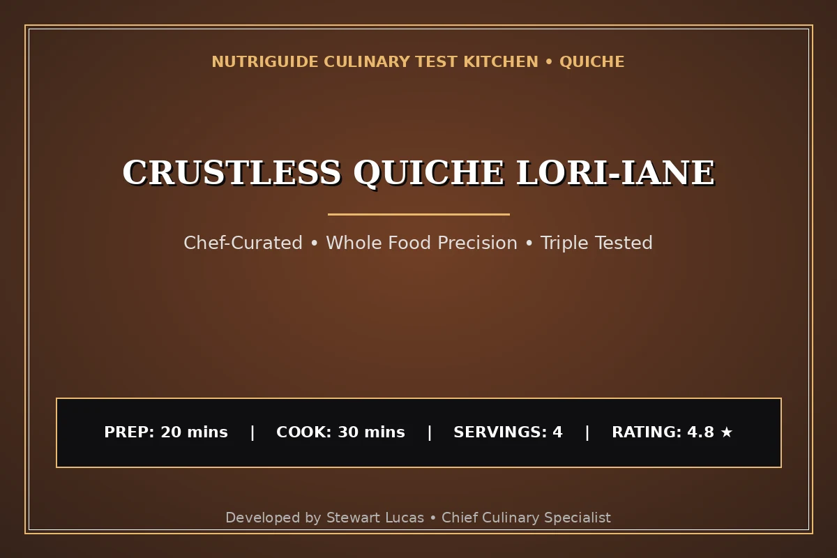 Crustless Quiche Lori-Iane
