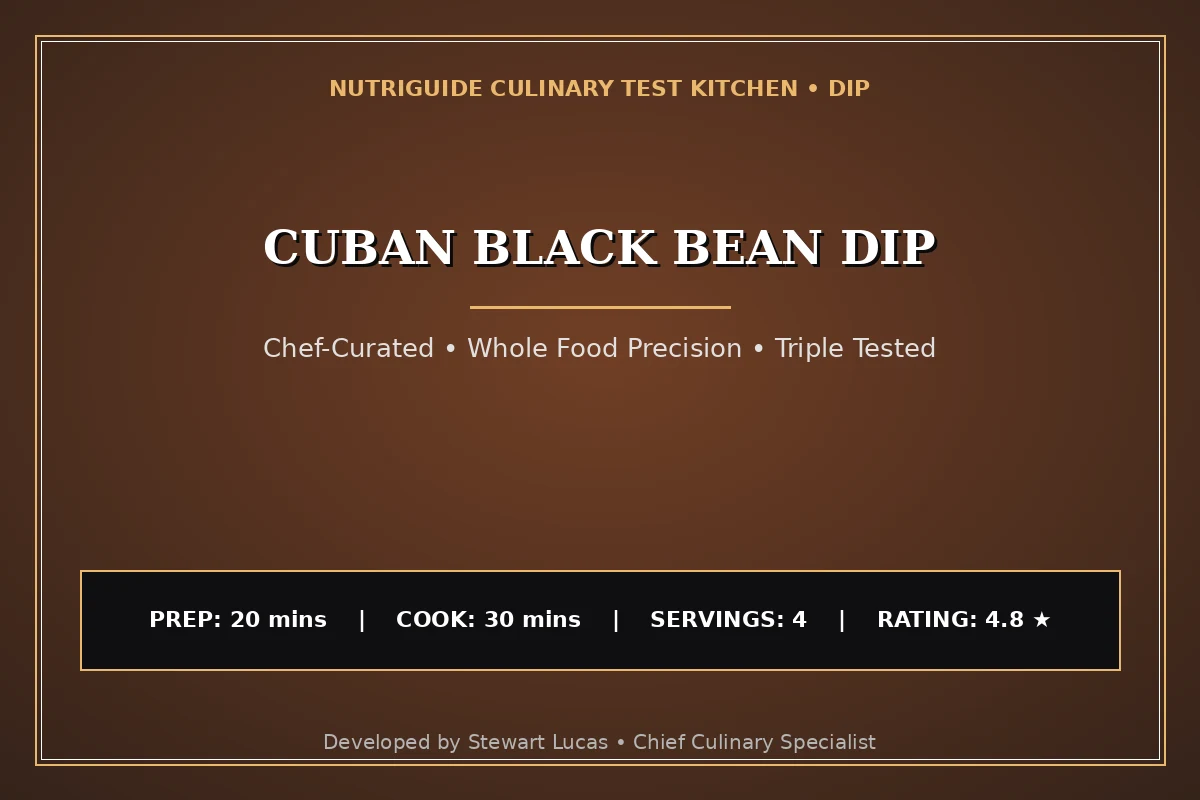 Cuban Black Bean Dip