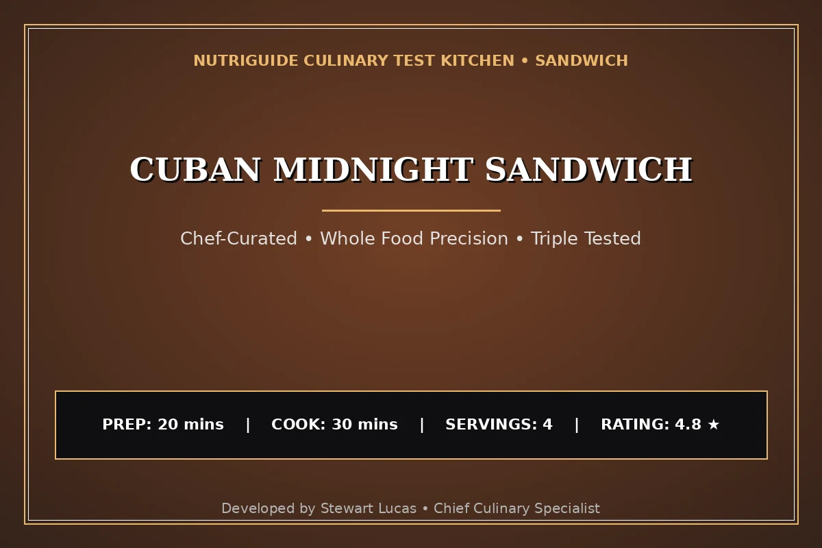 Cuban Midnight Sandwich