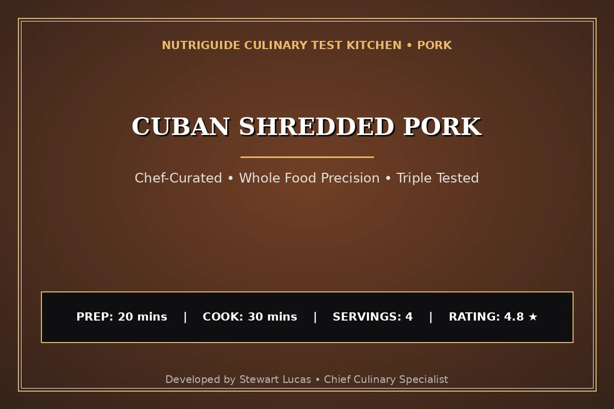 Cuban Shredded Pork