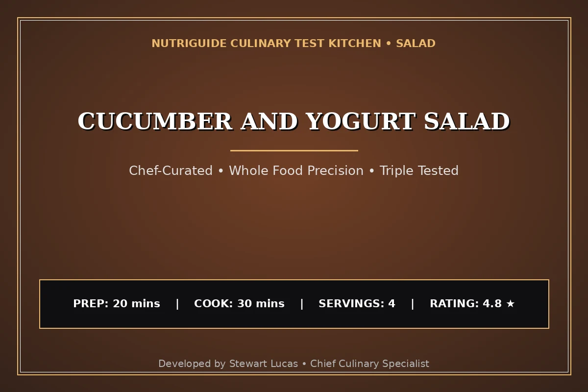 Cucumber And Yogurt Salad