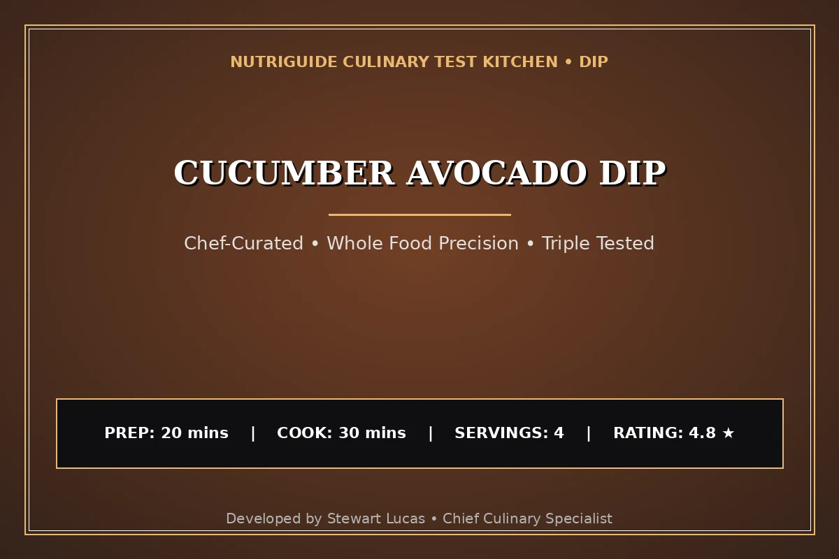 Cucumber Avocado Dip