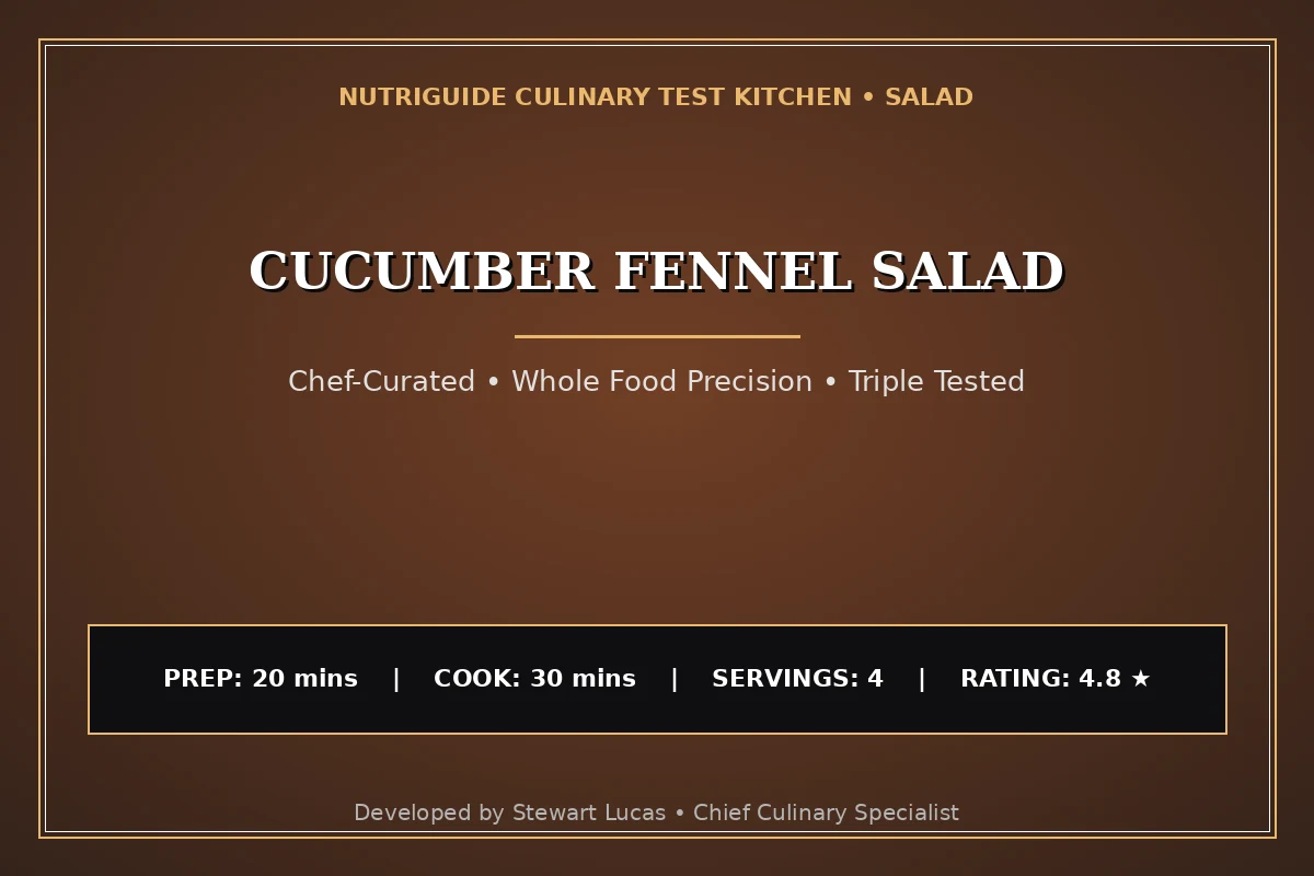 Cucumber Fennel Salad