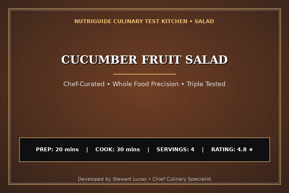 Cucumber Fruit Salad
