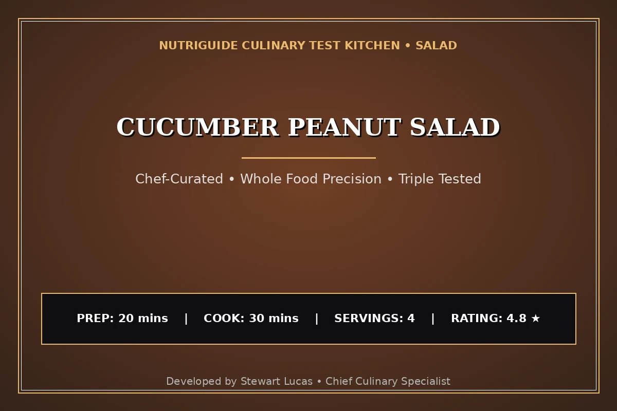 Cucumber Peanut Salad