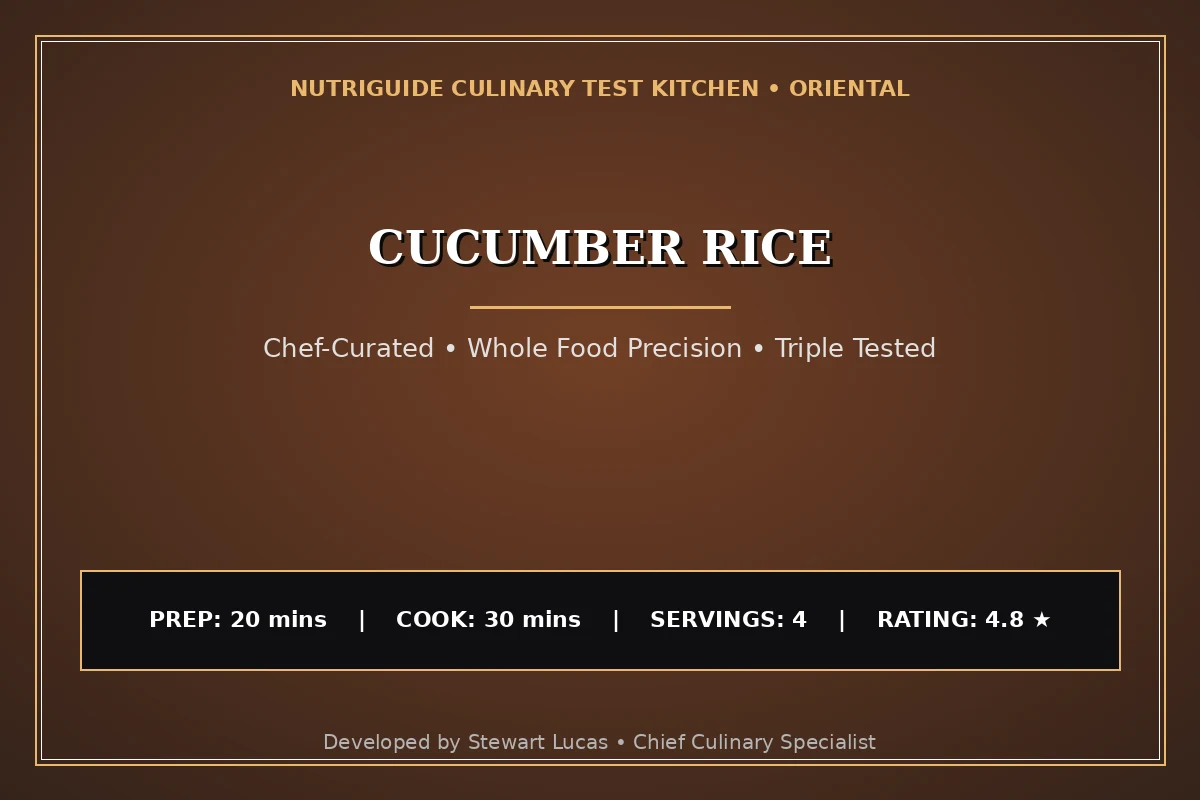 Cucumber Rice