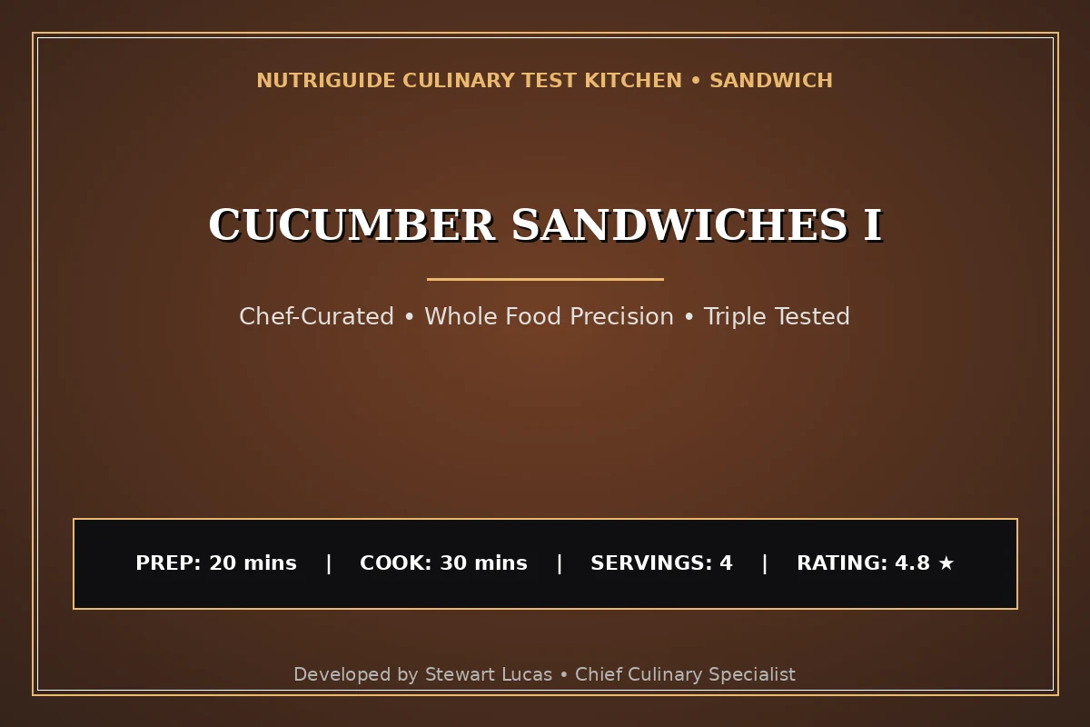 Cucumber Sandwiches I