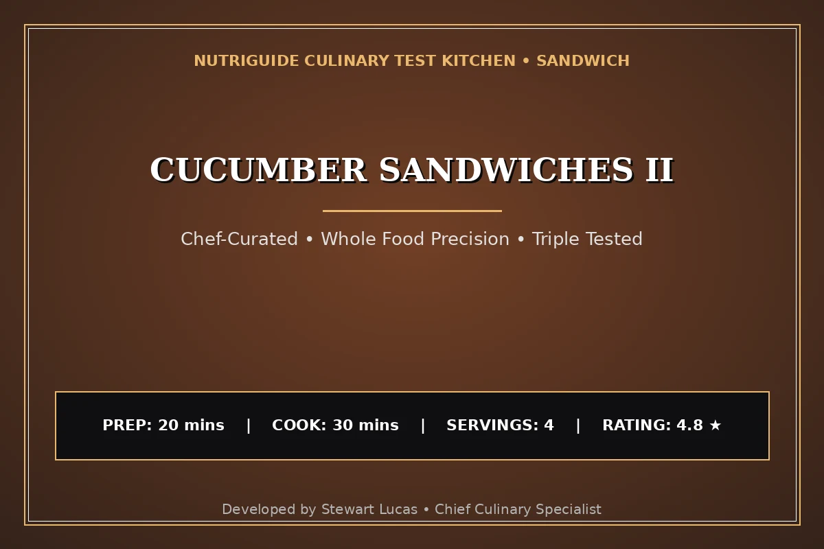 Cucumber Sandwiches Ii