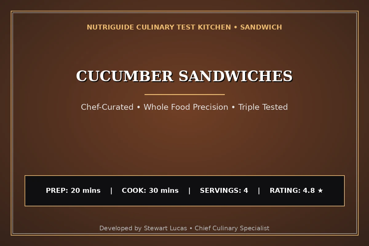Cucumber Sandwiches