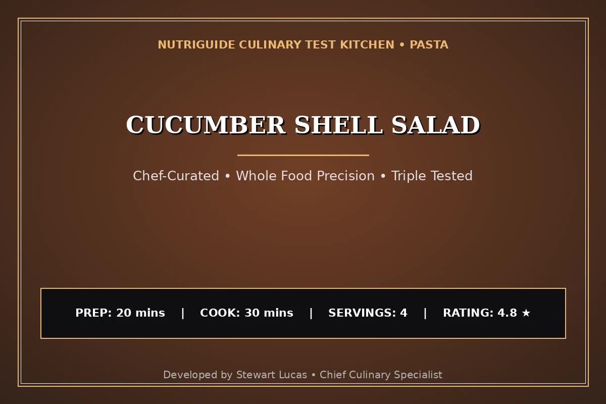 Cucumber Shell Salad