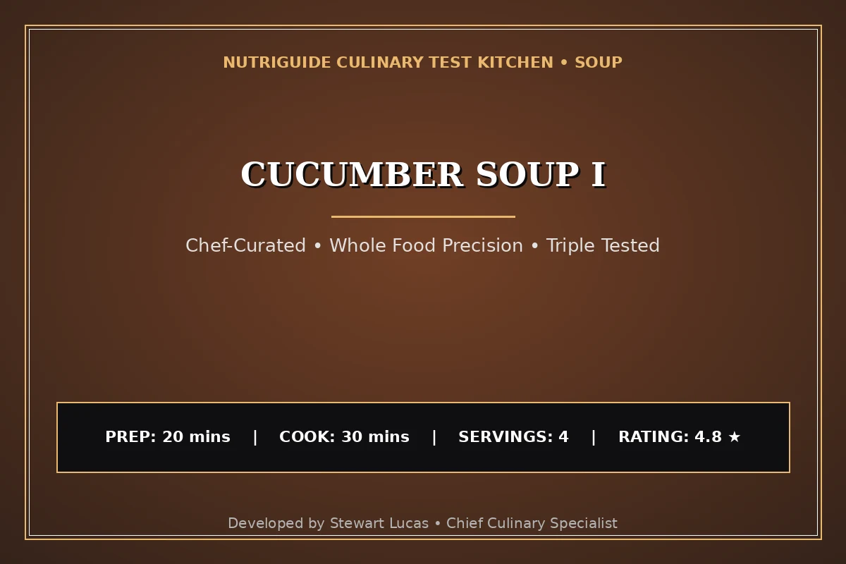 Cucumber Soup I