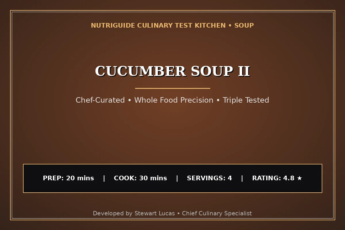 Cucumber Soup Ii