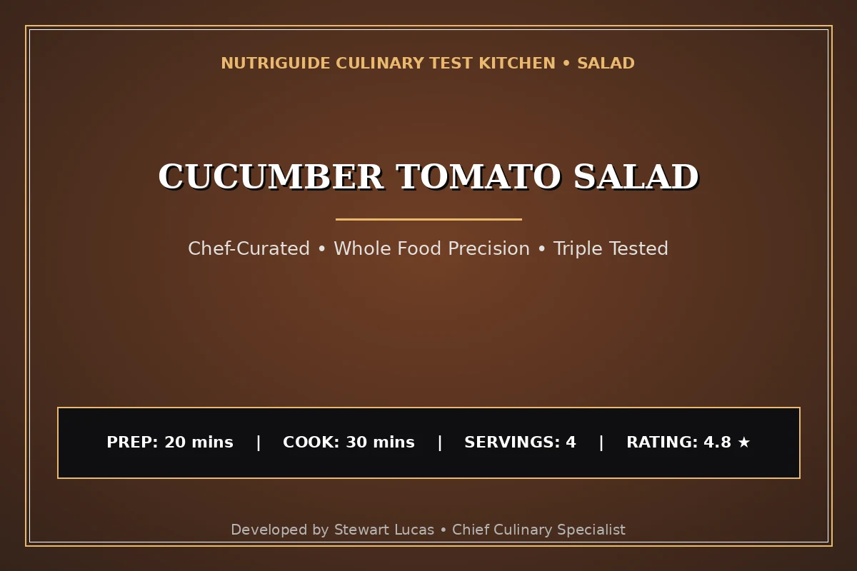 Cucumber Tomato Salad