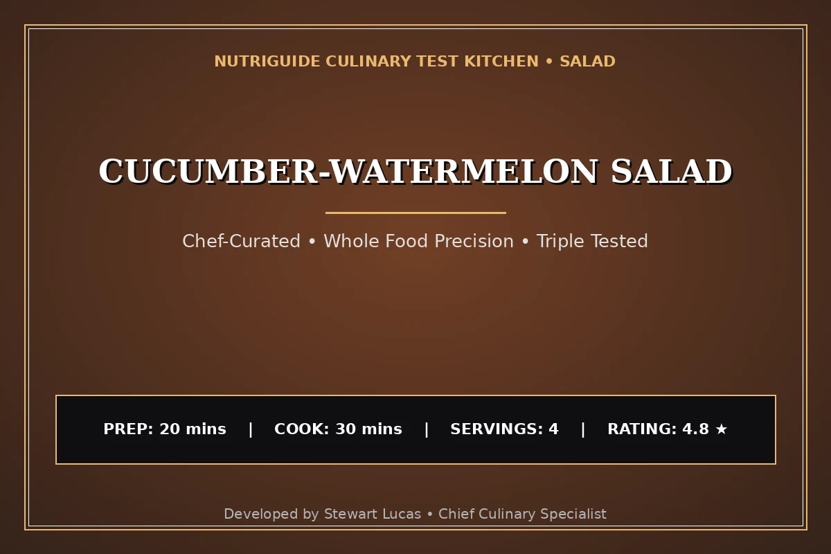 Cucumber-Watermelon Salad