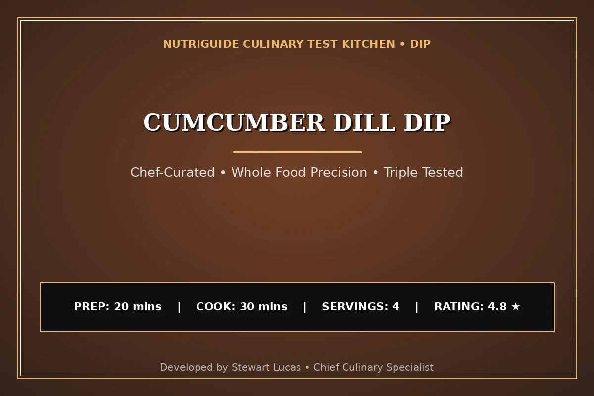 Cumcumber Dill Dip