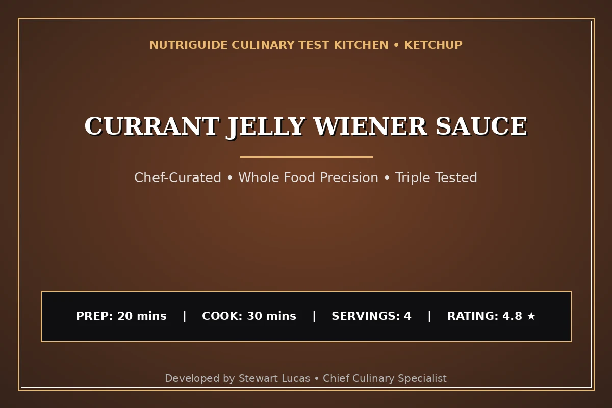 Currant Jelly Wiener Sauce