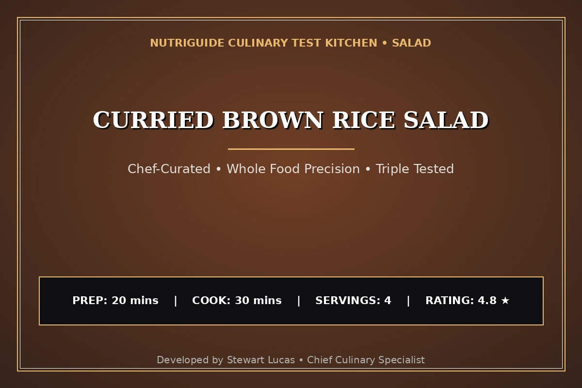 Curried Brown Rice Salad