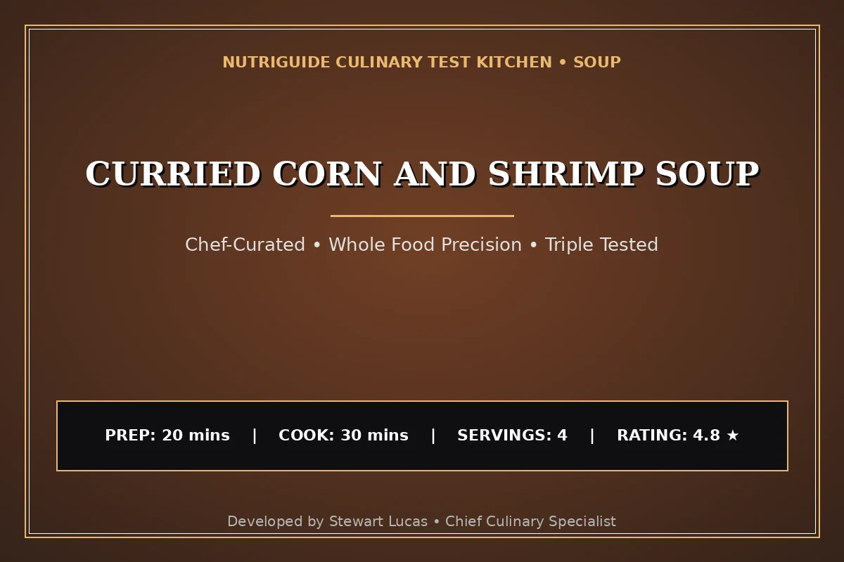 Curried Corn And Shrimp Soup
