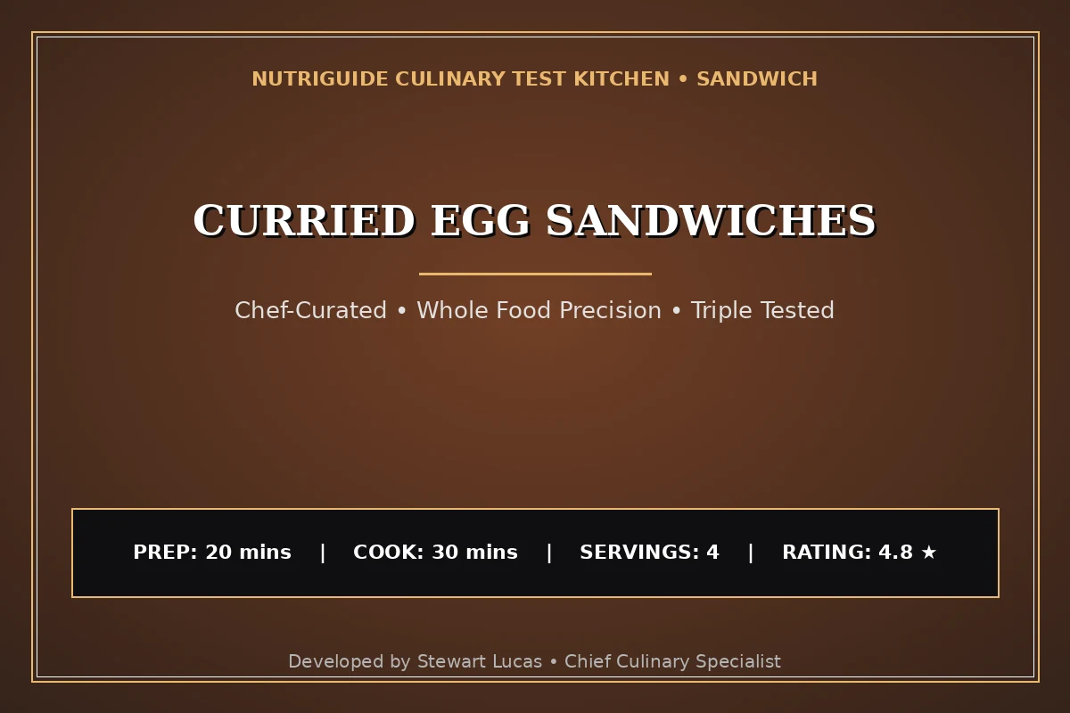 Curried Egg Sandwiches