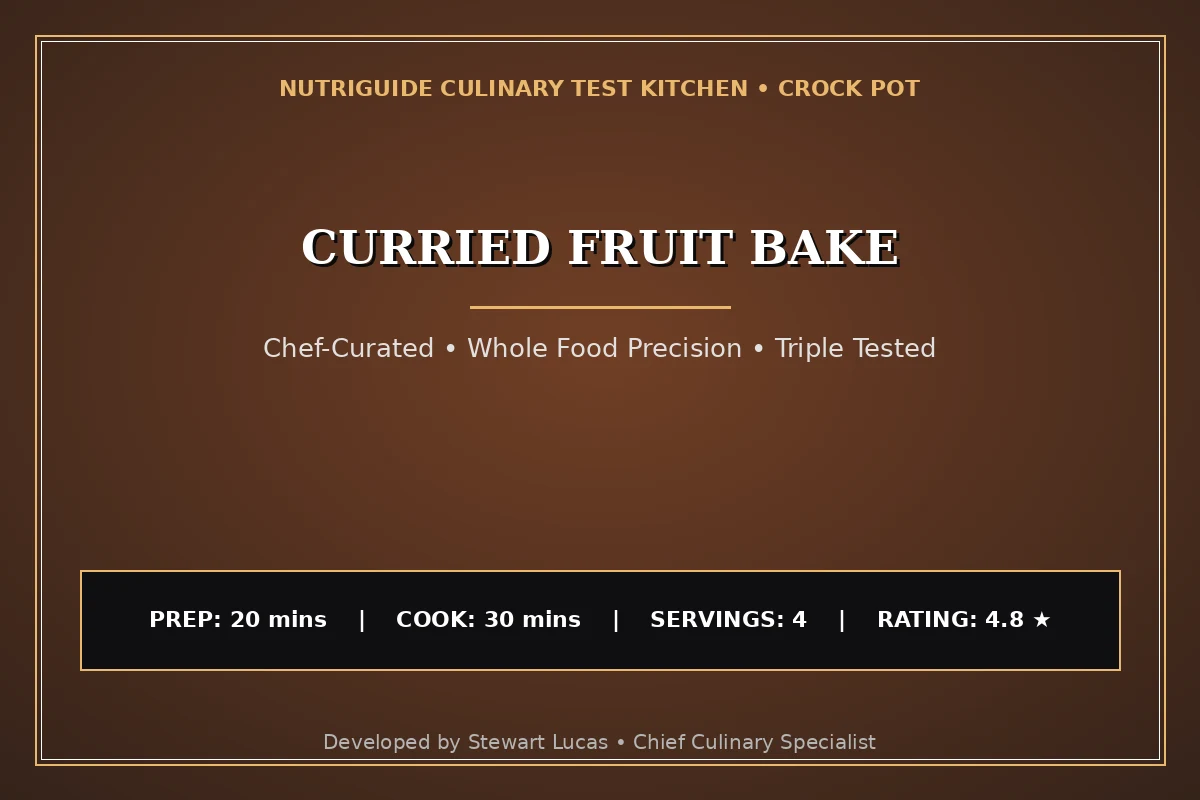 Curried Fruit Bake
