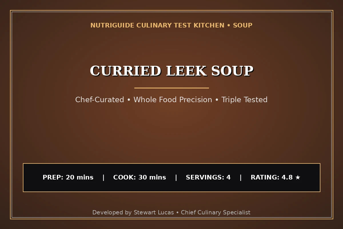 Curried Leek Soup