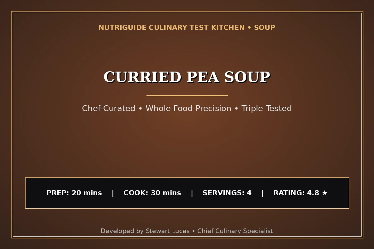 Curried Pea Soup